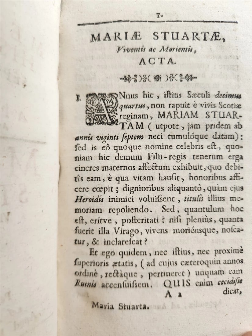 1675 HISTORY antique 17th CENT. HAND TOOLED PIGSKIN MARY STUART - 6