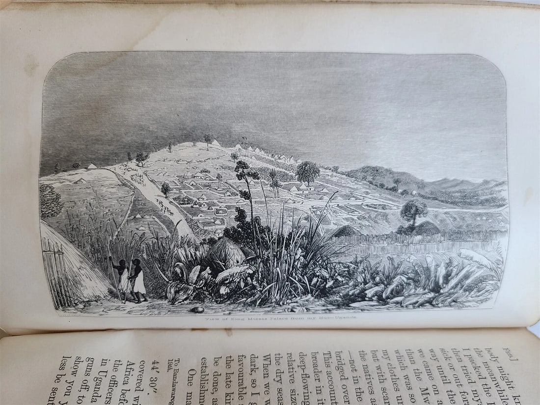 1863 JOURNAL of DISCOVERY of SOURCE of NILE antique ILLUSTRATED in ENGLISH - 17