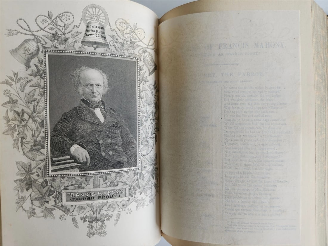 1887 POETRY AND SONG OF IRELAND illustrated ANTIQUE in ENGLISH - 12