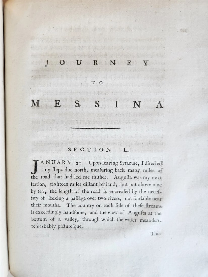 1783-1785 TRAVELS in the TWO SICILIES by HENRY SWINBURNE antique - 8