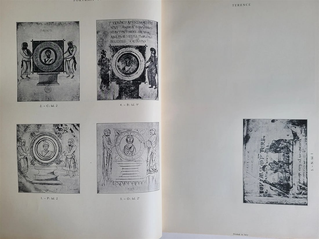 1931 MINIATURES of MANUSCRIPTS of TERENCE PRIOR TO 13 CENTURY illustrated FOLIO - 3