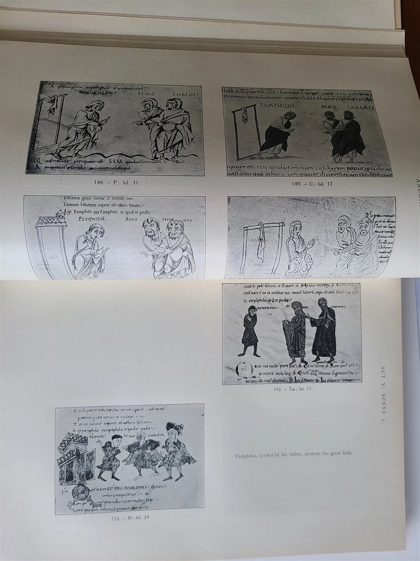 1931 MINIATURES of MANUSCRIPTS of TERENCE PRIOR TO 13 CENTURY illustrated FOLIO - 4