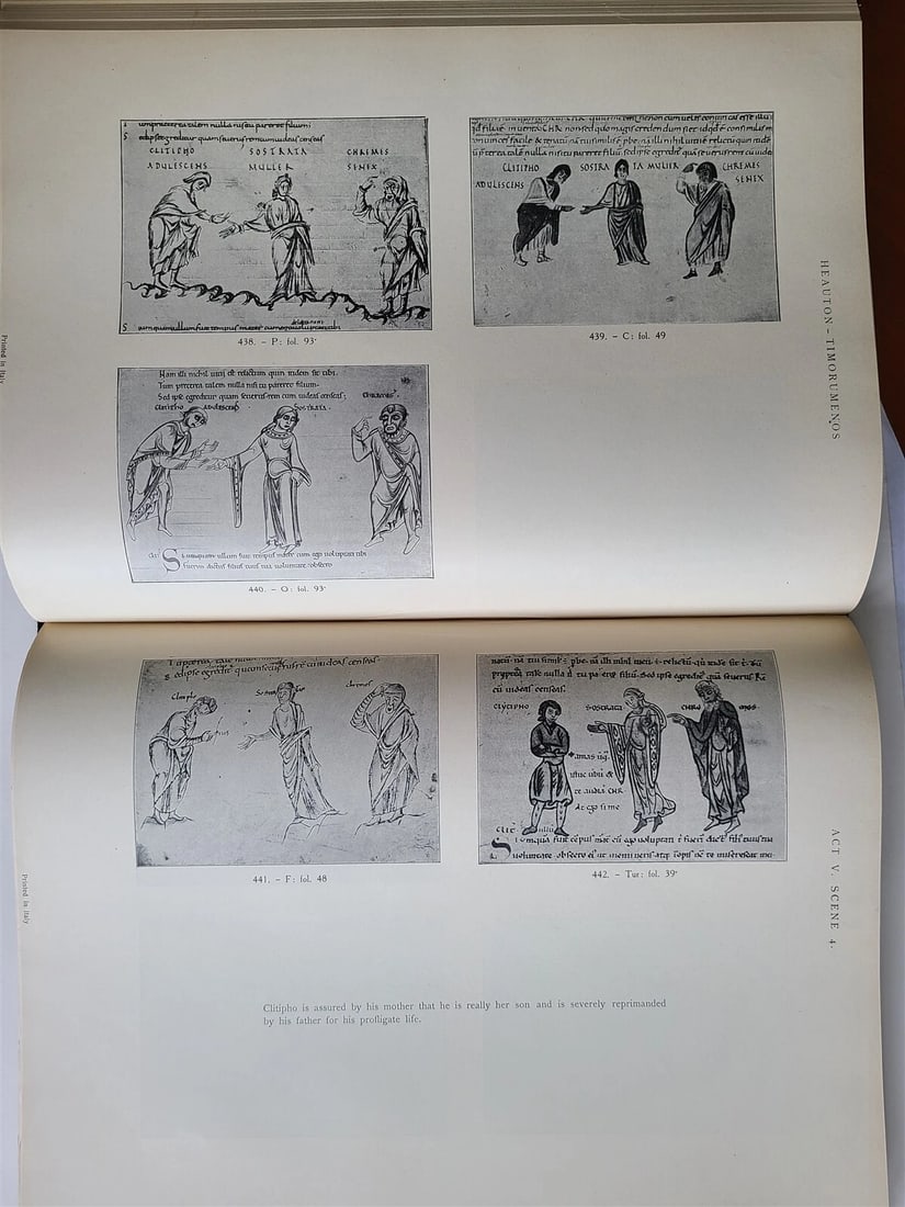 1931 MINIATURES of MANUSCRIPTS of TERENCE PRIOR TO 13 CENTURY illustrated FOLIO - 5