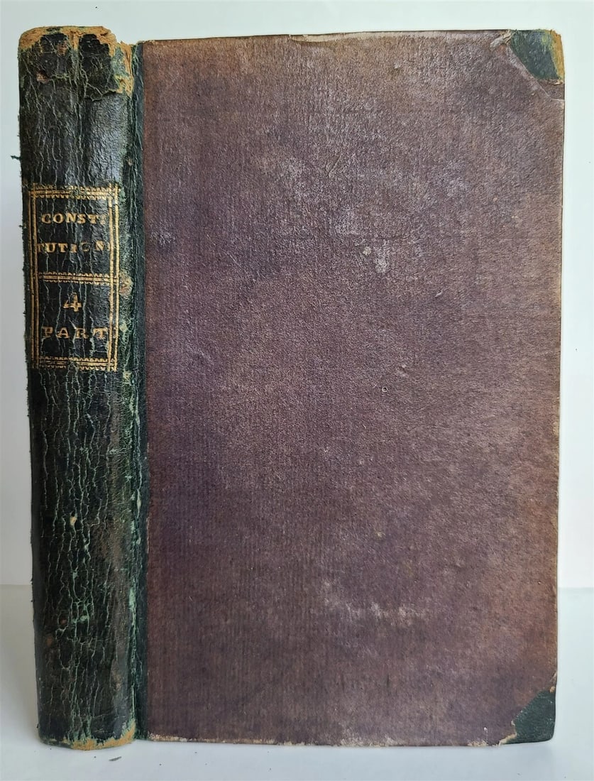 19th CENTURY FRENCH MANUSCRIPT BOOK antique De nos saintes constitutions 330 pp - 2