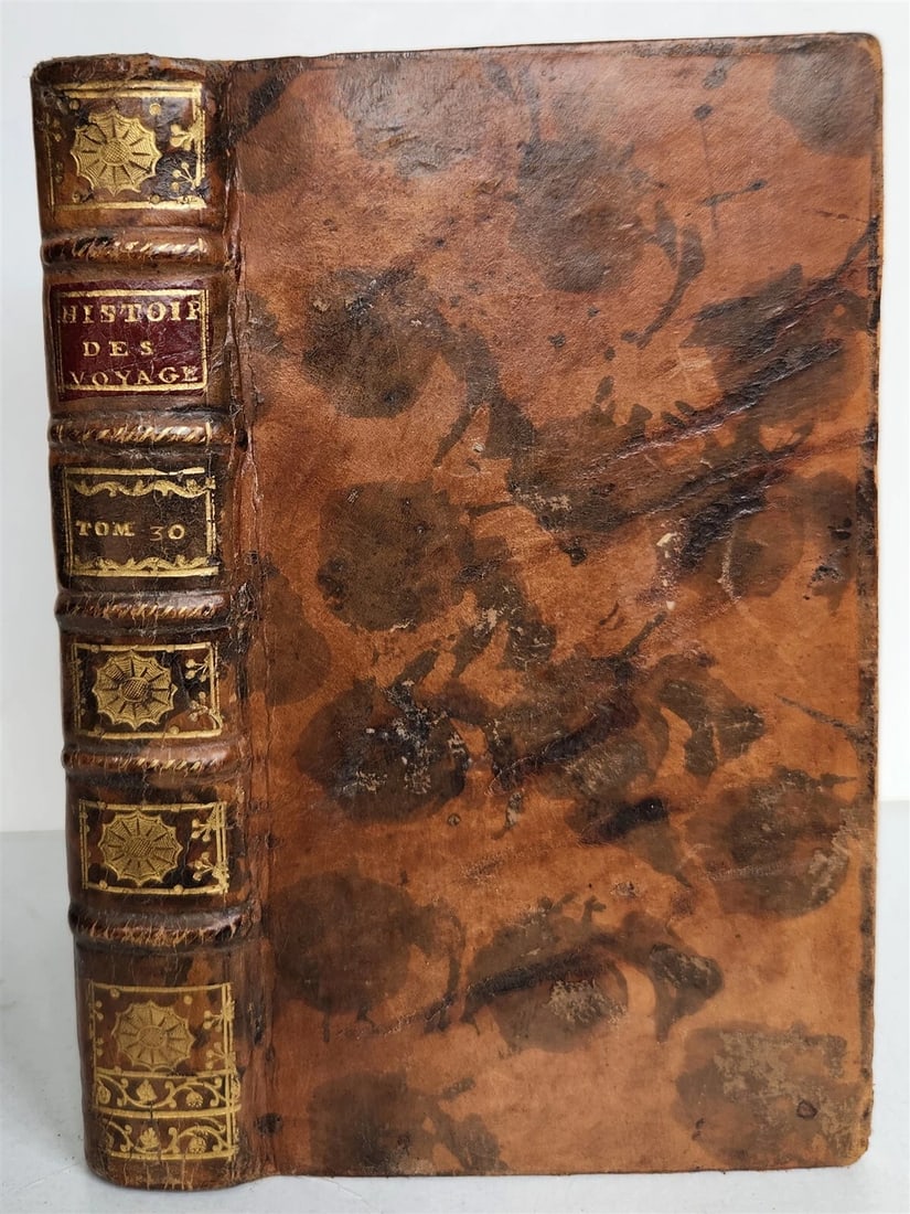 1750 HISTOIRE des VOYAGES antique illustrated PAUL CAERDEN GOA MALDIVES TRAVELS - 3