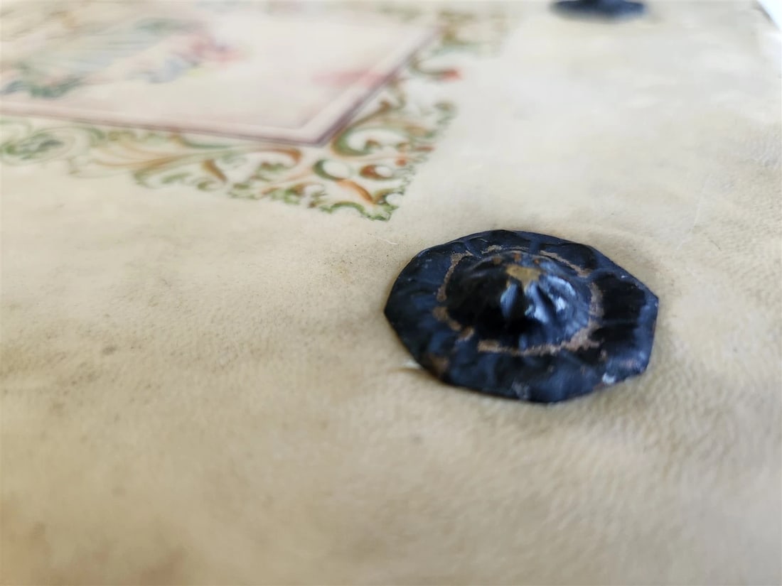 MANUSCRIPT in ITALIAN IMITATIO CHRISTI VELLUM BOUND - 3