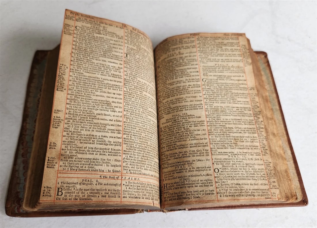 1660 BIBLE in ENGLISH antique OLD & NEW TESTAMENT by Henry Hill & John Field - 7