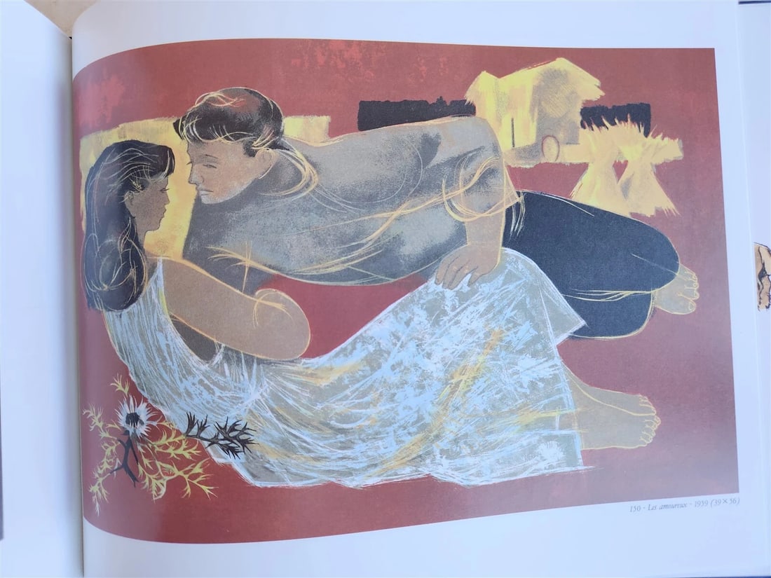 1987 LANDSCAPE LITHOGRAPHS by PIERRE BICHET vintage ART folio ALBUM in FRENCH - 8