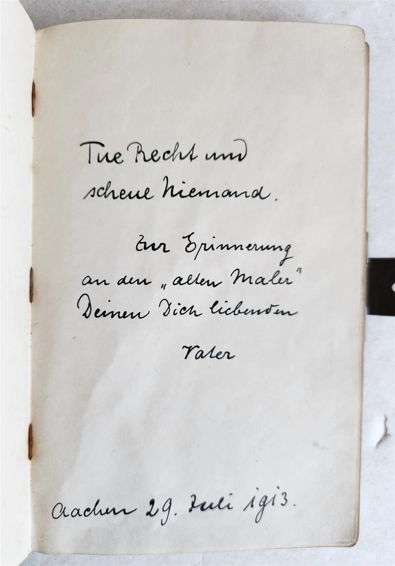 1855 ALBUM AMICORUM - MANUSCRIPT POETRY GERMAN BOOK antique ILLUSTRATED Landau - 5