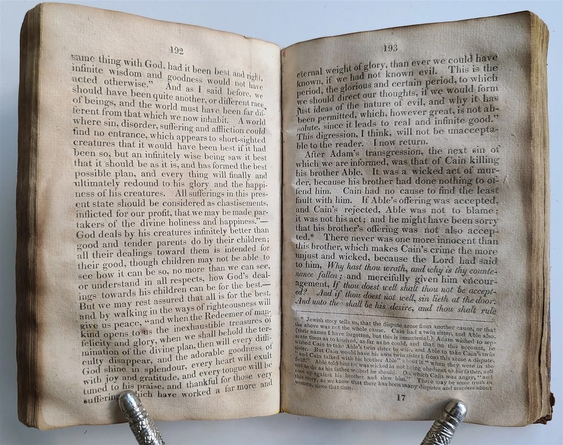 1826 HISTORY of ORIGIN of DOCTRINE of UNIVERSAL SALVATION antique AMERICANA - 3