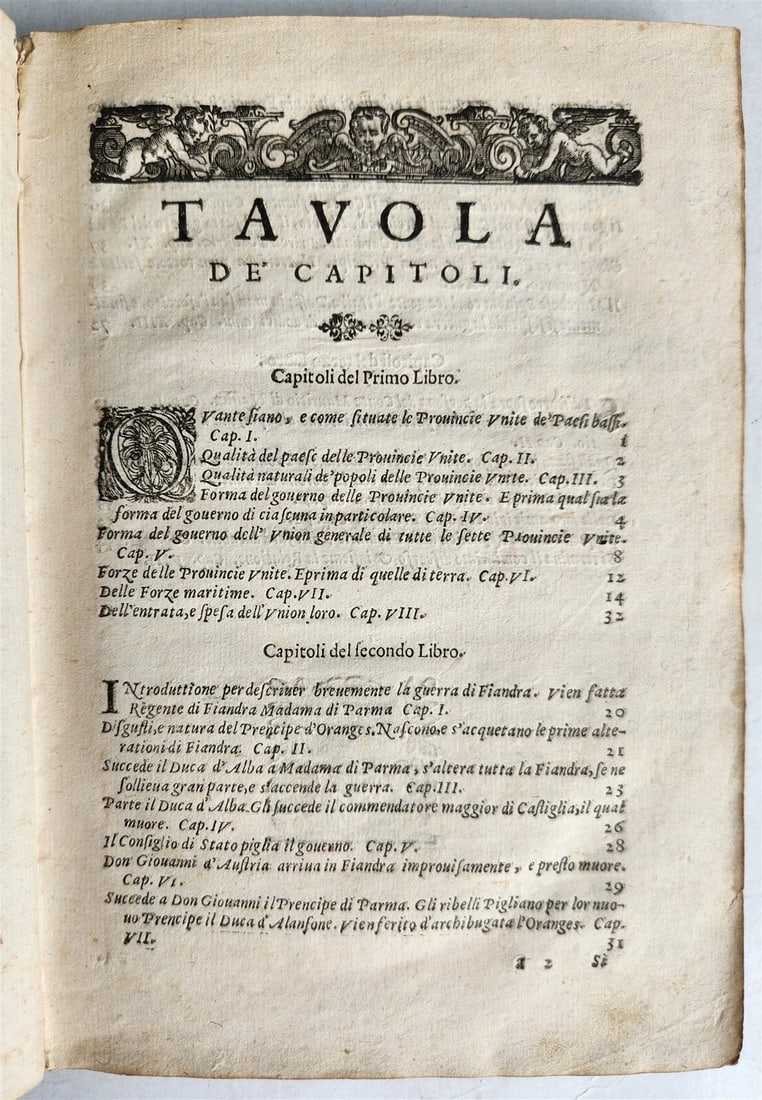 1667 RELATIONI DEL CARDINALE BENTIVOGLIO antique VELLUM BOUND w/MANUSCRIPT TITLE - 3