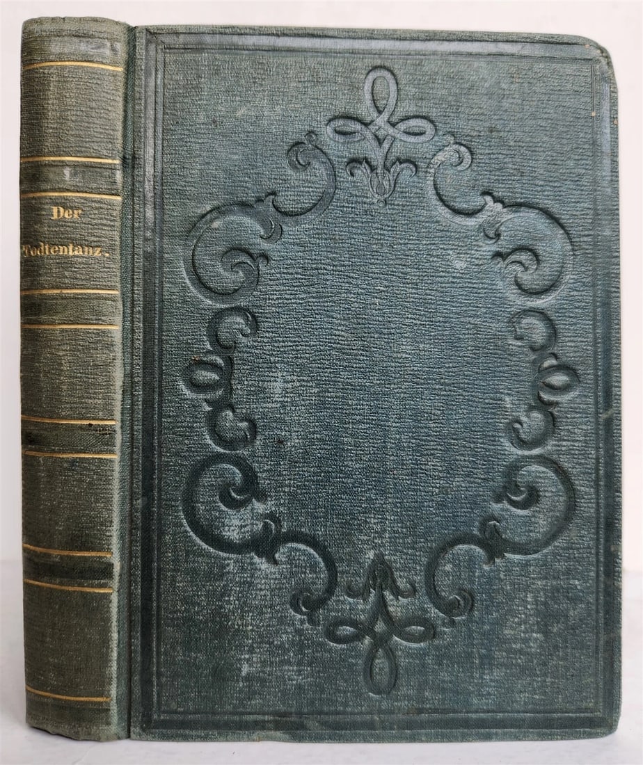 1831 DANCE of DEATH POEM 48 ETCHINGS by HOLBEIN antique Der Todtentanz Bechstein - 2