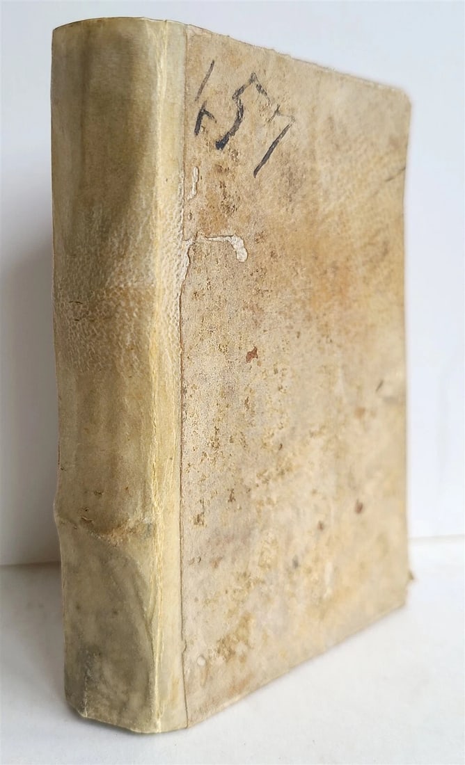 1586 ARTE DE SEVIRE A DIO antique in ITALIAN vellum binding - 2