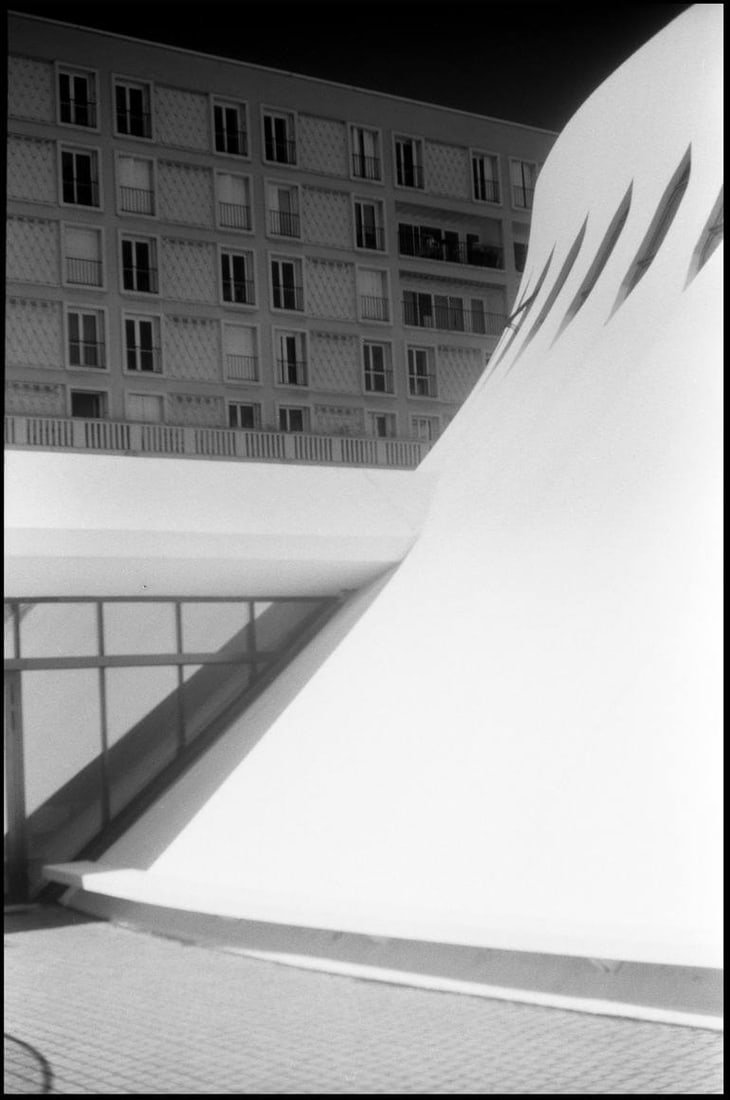 The Vulcan, Le Havre [Infrared Film] France - Silver Gelatin Photograph: Title: The Vulcan, Le Havre [Infrared Film] France - Silver Gelatin Photograph Dimensions: 16 x 20 in Medium: The Vulcan, Le Havre [Infrared Film] France - Silver Gelatin Photograph - Limited Edition 