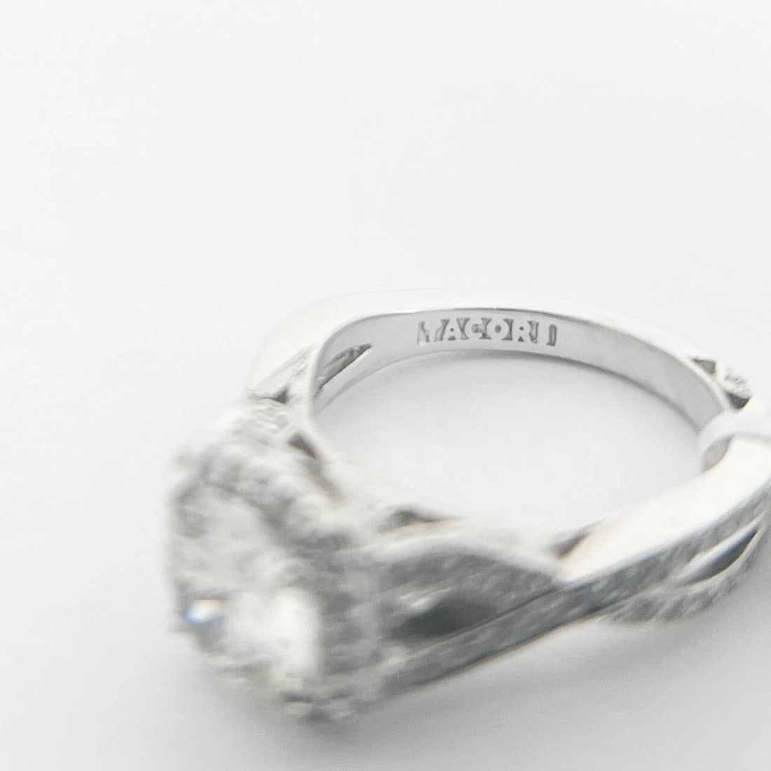 Tacori GIA Round Cushion Halo Diamond Engagement Ring 18K White Gold 1.98 CTW - 10