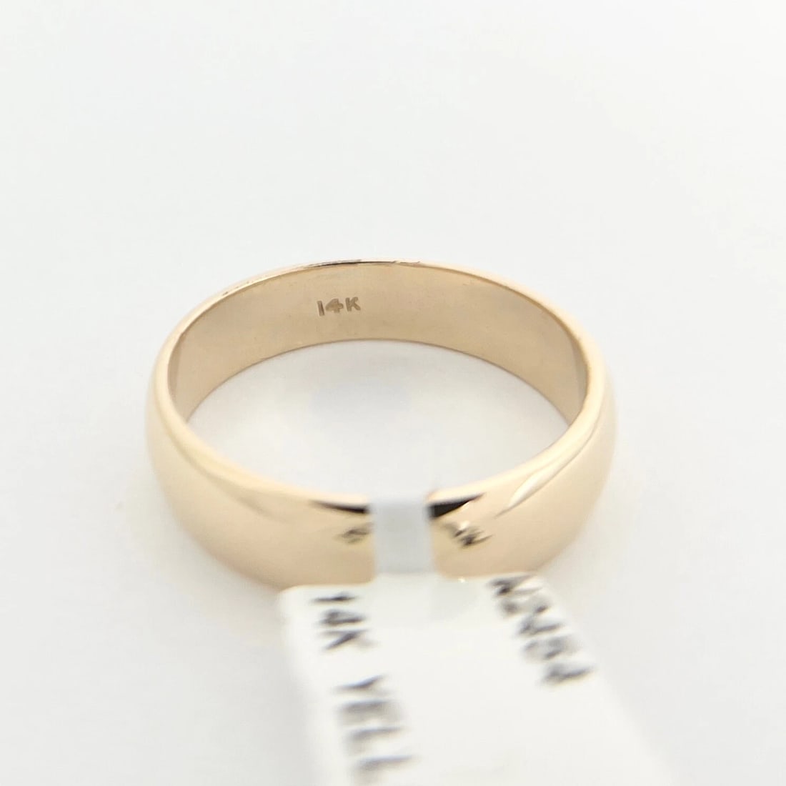Men's Classic Wedding Band Ring 14K Yellow Gold, Size 11.5, 5.5 mm - 7