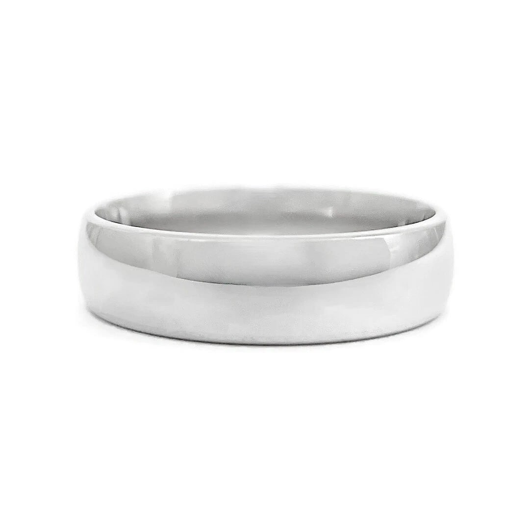 Men's Wide Comfort Fit 14K White Gold Wedding Band Ring, Size 10, 7 mm: Men's Wide Comfort Fit 14K White Gold Wedding Band Ring, Size 10, 7 mm This is a classic wedding band ring. Please let us know if you have any questions. Metal: 14K white gold Weight: 7.06 grams