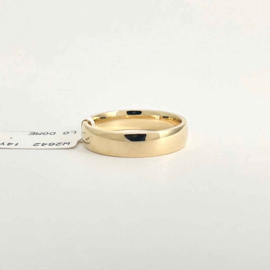 Men's Classic Comfort Fit Wedding Band Ring 14K Yellow Gold, Size 8, 4.5 mm - 5