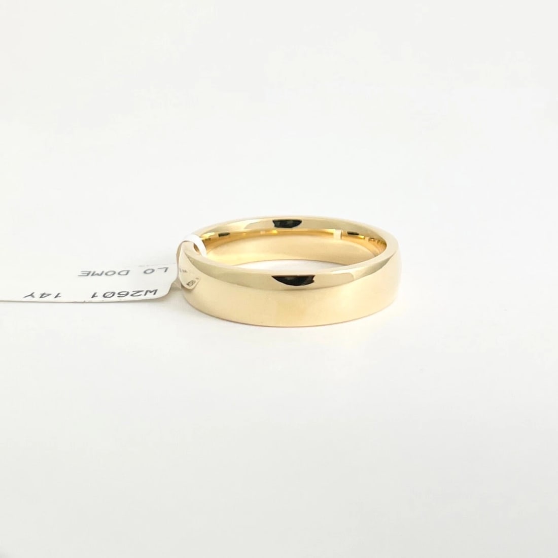 Men's Plain Classic Wedding Band Ring 14K Yellow Gold, Size 10.5, 5.5 mm - 6