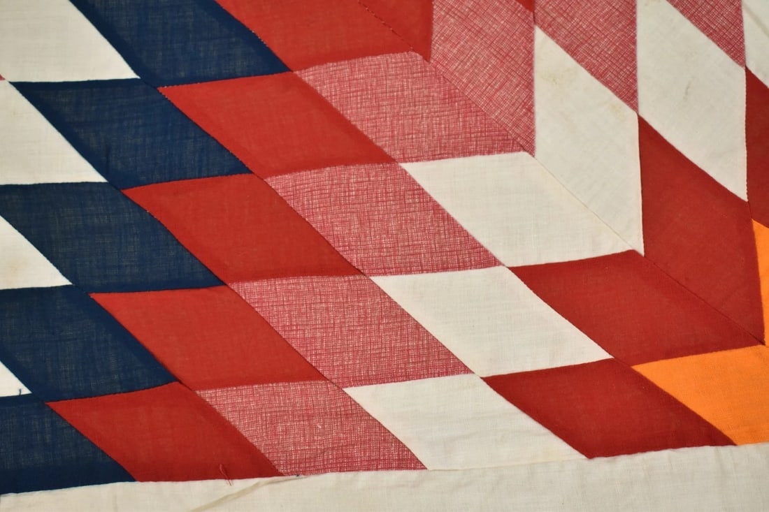 1890's Broken Star Quilt Top - 6