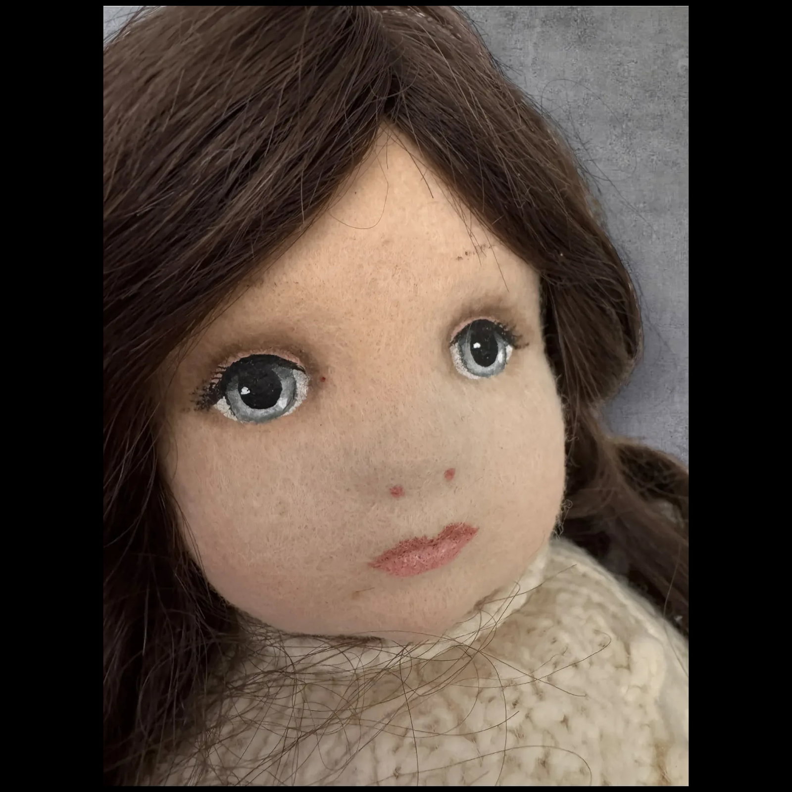 Vintage 1982 Debby Anderson cloth handmade Doll - 8