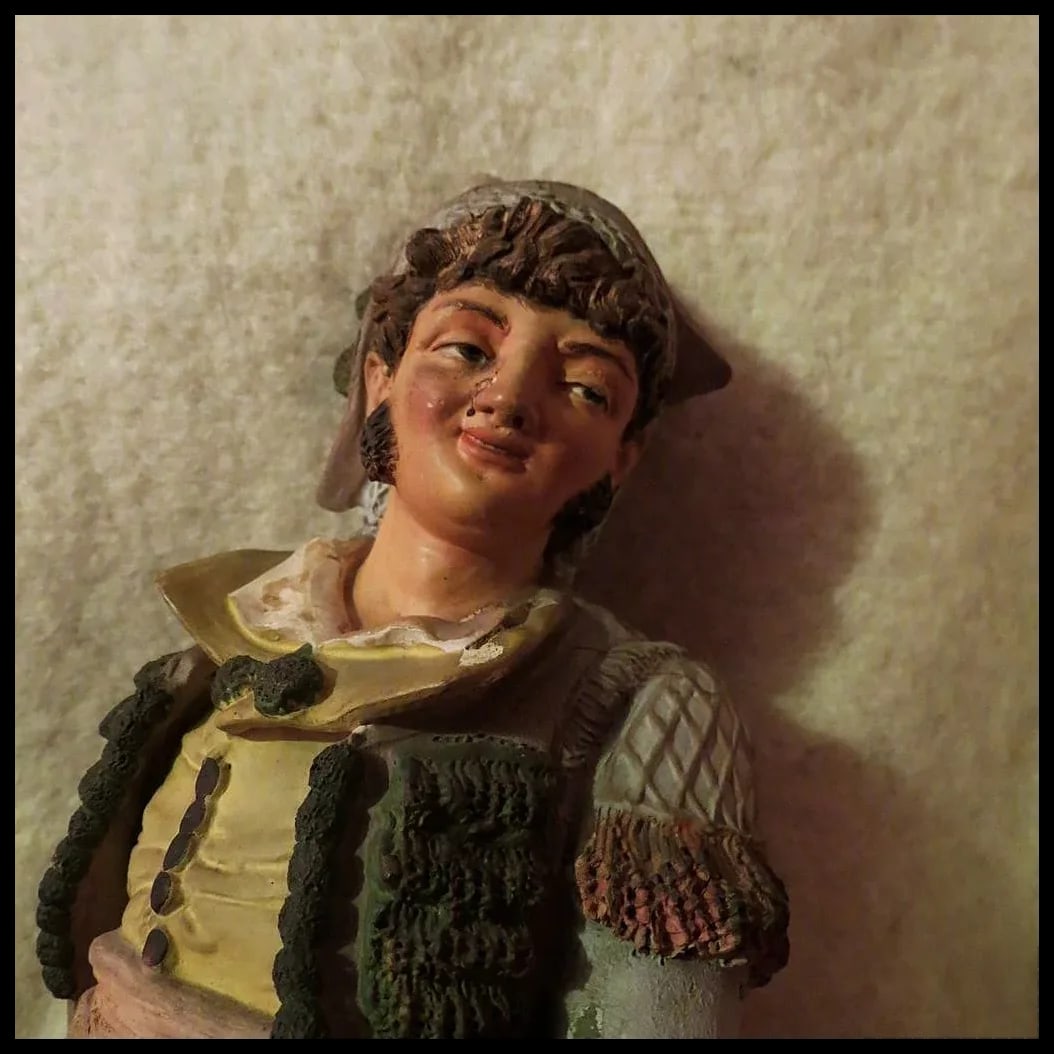 Pr. Johann Maresch Terra Cotta Figures 19" Victorian - 4