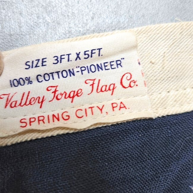 Vintage Valley Forge Flag Company 100% Cotton US Flag 3x5 FT - 5