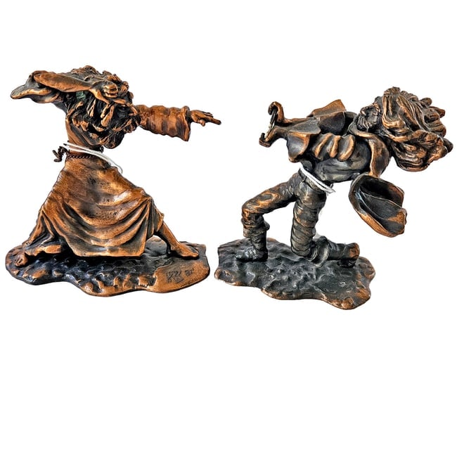 Unique and Rare Copper Wizards Circa 1980's - 3
