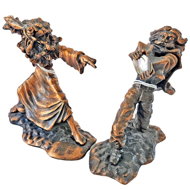 Unique and Rare Copper Wizards Circa 1980's - 4