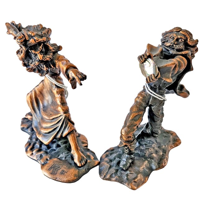 Unique and Rare Copper Wizards Circa 1980's - 5