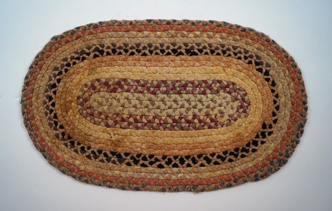 Antique Braided Table Mat County Americana #16 - 3