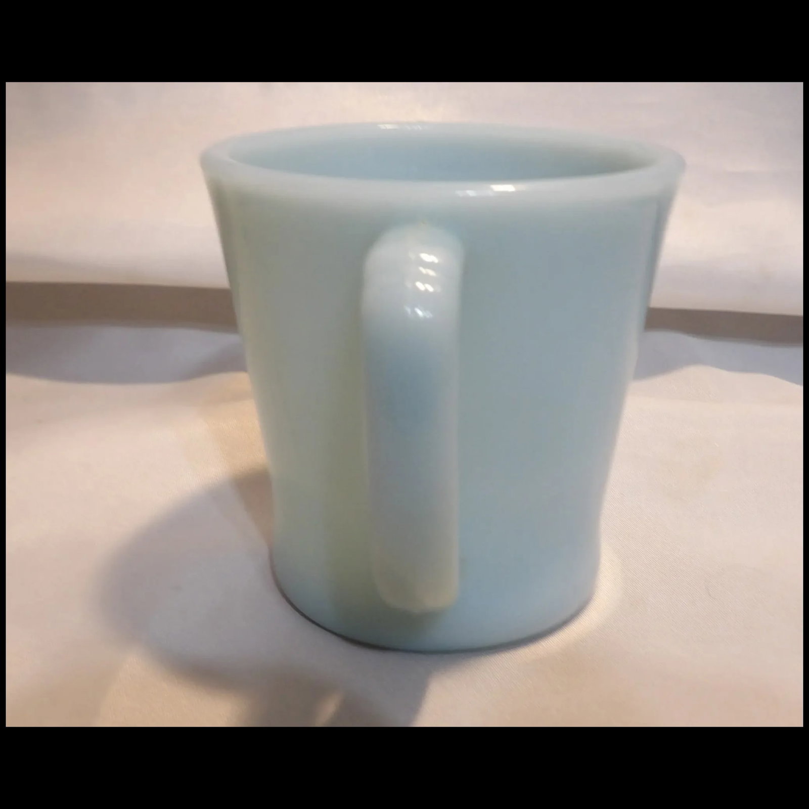 Fire King Delphite (turquoise) Blue Coffee Mug - 3
