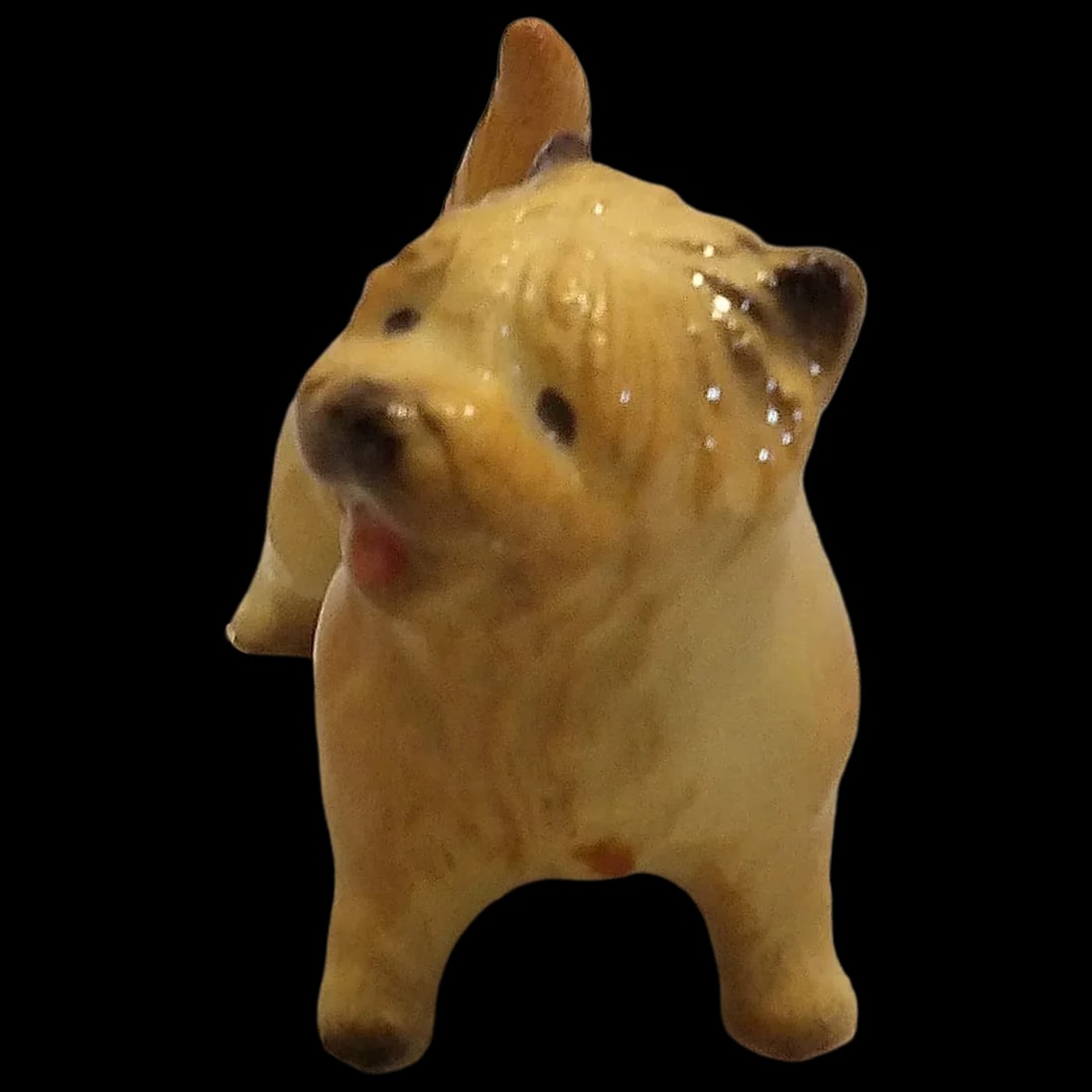 Vintage Carin Terrier by Hagen Renaker Dog Figurine: This Vintage Carin Terrier by Hagen Renaker Dog Figurine is in excellent condition. It comes on the original tag from the 1980's. Made by San Dimas Hagen Renaker studio in California. It measures1