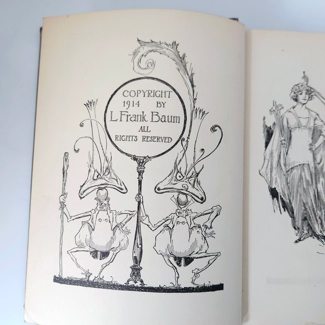 Tik-Tok of Oz L Frank Baum Illustrated by John R Neill 1914 Hard Cover the Reilly & Lee Co. Chicago - 6