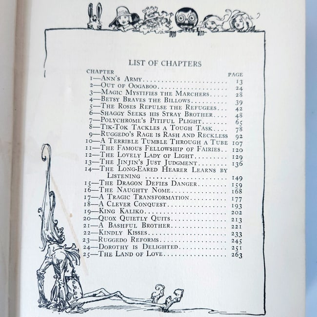 Tik-Tok of Oz L Frank Baum Illustrated by John R Neill 1914 Hard Cover the Reilly & Lee Co. Chicago - 7