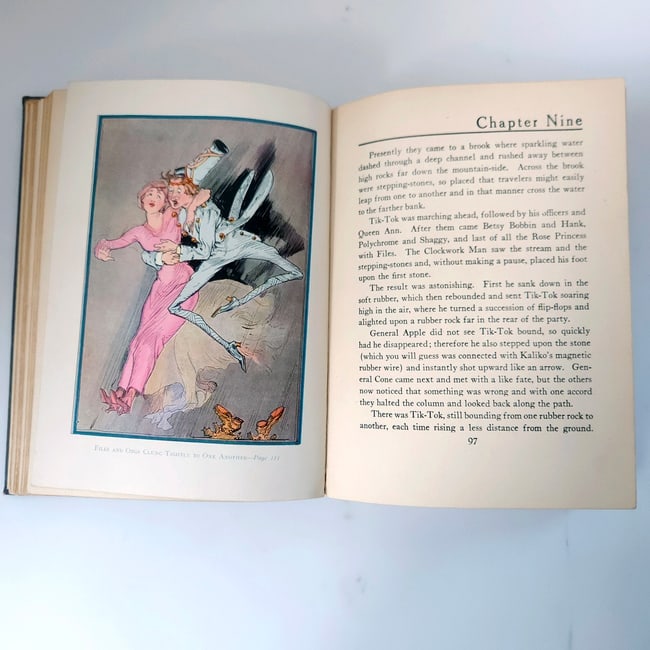 Tik-Tok of Oz L Frank Baum Illustrated by John R Neill 1914 Hard Cover the Reilly & Lee Co. Chicago - 8