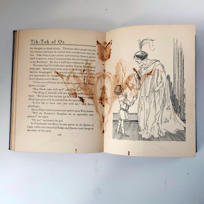 Tik-Tok of Oz L Frank Baum Illustrated by John R Neill 1914 Hard Cover the Reilly & Lee Co. Chicago - 9