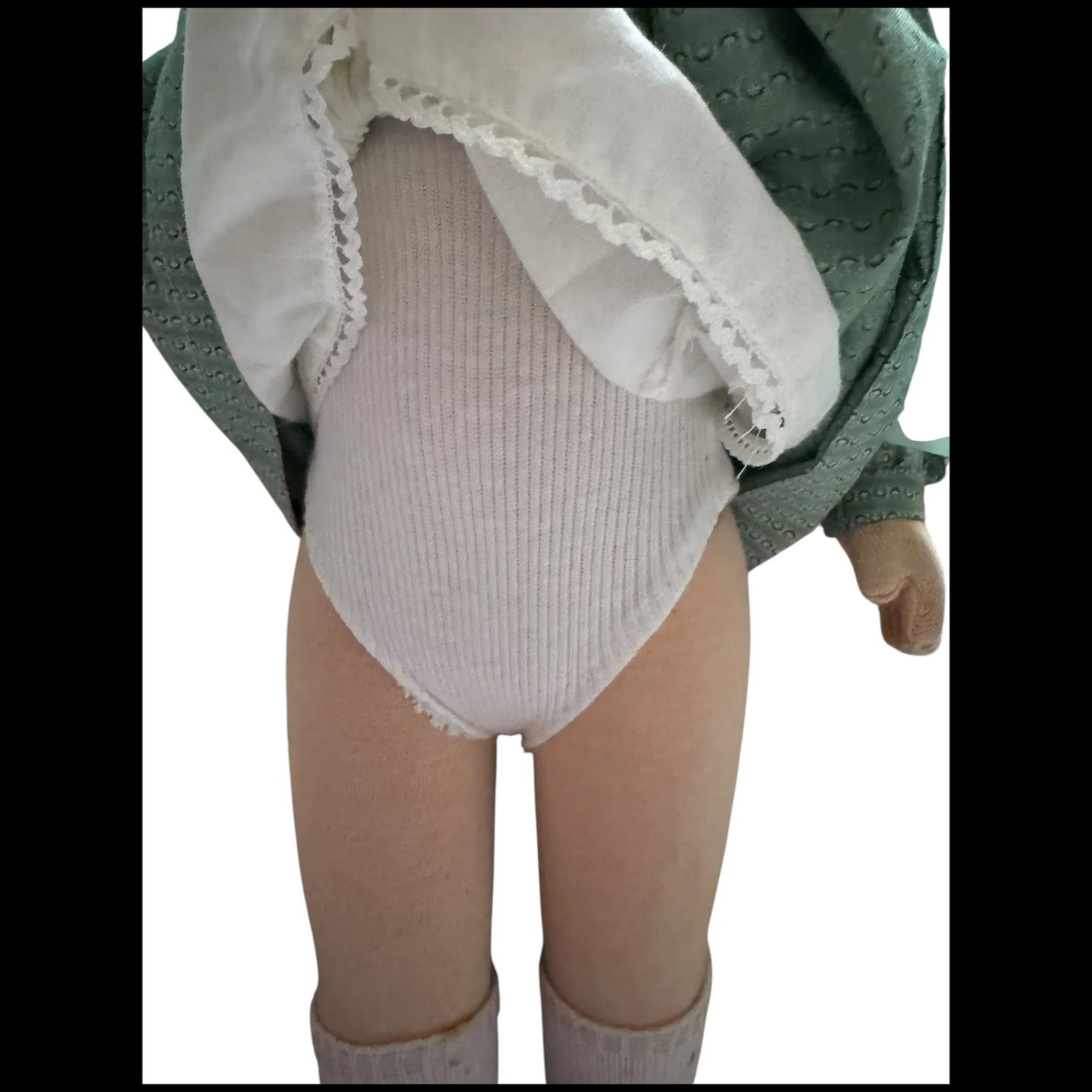 Vintage signed 1985 Kathe Kruse Cloth Doll Germany - 5