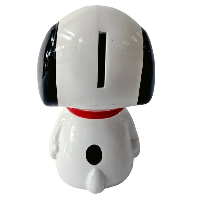 1958 1966 Peanuts Snoopy Ceramic Coin Bank - 3