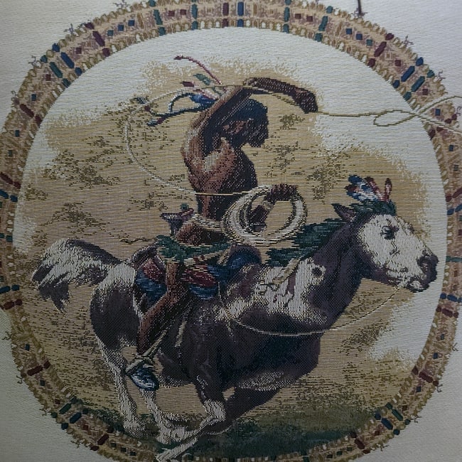 Amazing Vintage Native American Decorative Pillow - 3