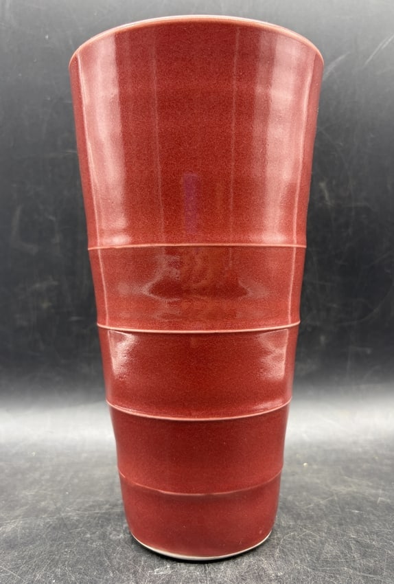 RARE SIMON PEARCE TALL 9.75" CERAMIC VASE - 6