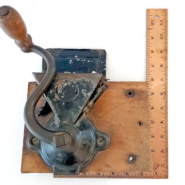 Antique Cast Iron Coffee Grinder - 7