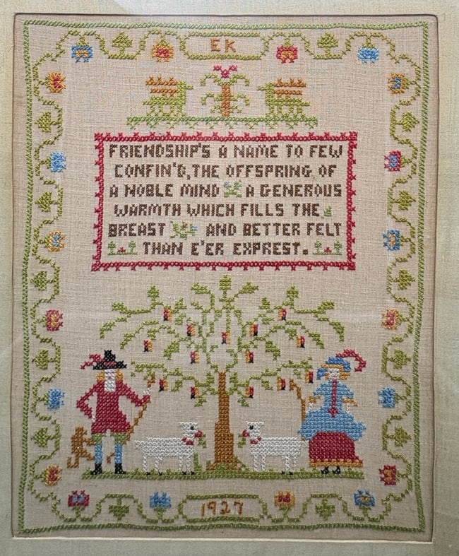 1927 McCall Colonial Williamsburg Sampler - 2