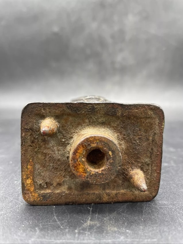 Antique Cast Iron Door Knocker HAND - 6
