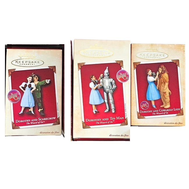 Wizard of Oz Dorothy AND Hallmark Keepsake Ornaments 2002-2004 (1 of 7)
