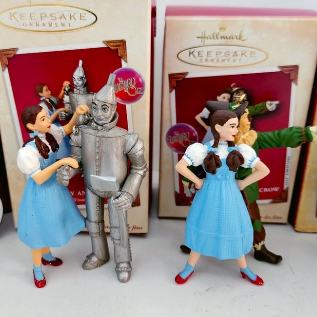 Wizard of Oz Dorothy AND Hallmark Keepsake Ornaments 2002-2004 - 5