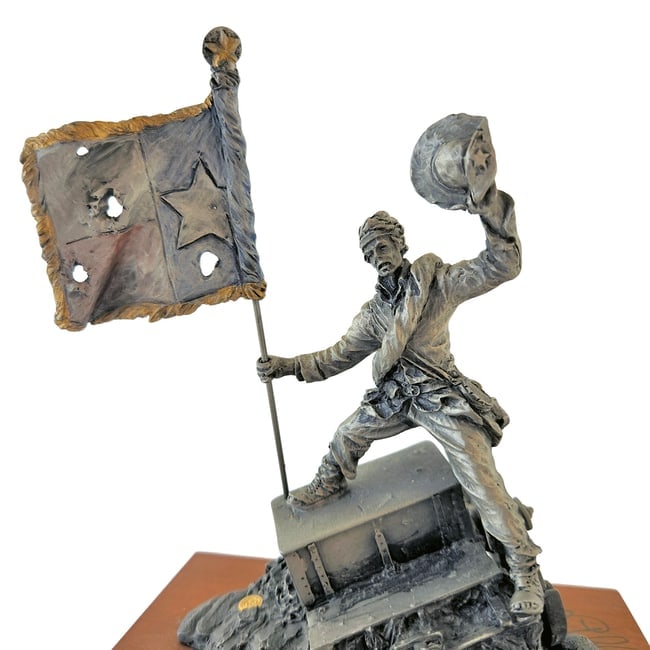 "Texas Colors" by Francis J. Barnum Pewter Sculpture SIGNED #454/2500 - 2