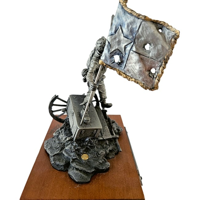 "Texas Colors" by Francis J. Barnum Pewter Sculpture SIGNED #454/2500 - 7
