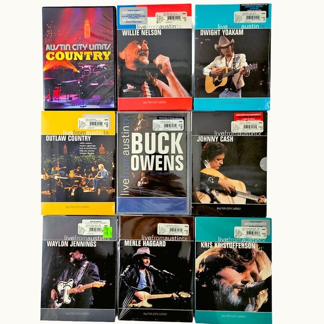 Austin City Limits Country Music Concert DVDs - 2
