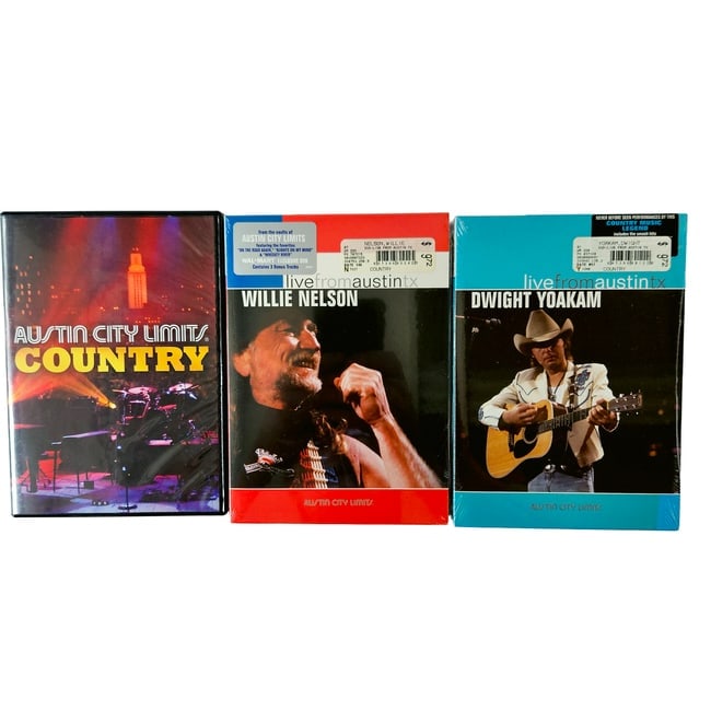 Austin City Limits Country Music Concert DVDs - 3